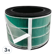 LG 엘지 퓨리케어 360 공기청정기 호환 극세필터 탈부착 펫케어 필터세이퍼 반영구, 3개, LG360 극세필터
