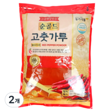 중국산 고운 고추가루 장용 보통맛, 2개, 2.5kg