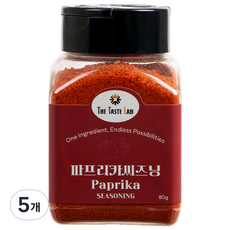더테이스트랩 파프리카 가루 파우더 시즈닝, 5개, 80g