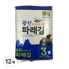 [농협] 하나가득 광천 파래김, 12개, 20g