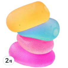 무둥 KC인증 말랑 스퀴시 스트레스볼, 2개, 256g, 블루