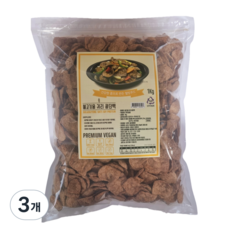 불고기용 귀리콩단백 (글루텐프리 콩고기), 3개, 1kg