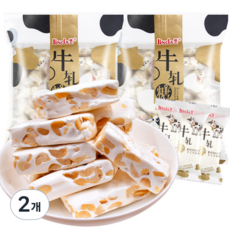 땅콩 밀크 대만 누가 캔디, 200g, 2개