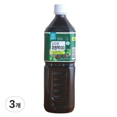 누트라투데이 더진한 자연산 칡즙 원액 100, 3개, 1L