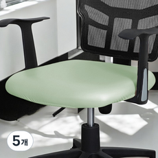 시디즈 듀오백 린백 퍼시스 일룸 의자 호환 PU레더 의자커버, 5개, 세이지 그린