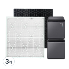 필터모아 삼성 큐브 CFX-H170D CFX-H100D 공기청정기 호환필터 헤파필터+탈취필터, 프리미엄형, 3개