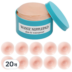 와니즈 여성 실리콘 니플패치 오리지널, 원형 1통, 20개