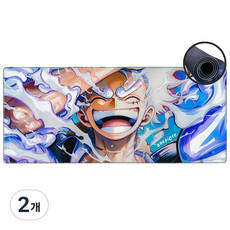 루미팝 윈피스 게이밍 마우스 장패드 800x300mm, 2개, A타입