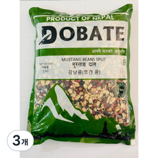 MUSTANG BEANS SPLIT 쪼갠 강낭콩 네팔, 3개, 1kg