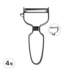 홈앤스토리 스텐룩 필러, 실버, 4개