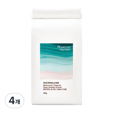 홈카페 팩토리 과테말라 SHB 초콜렛 원두 커피, 4개, 200g, 홀빈(분쇄안함)
