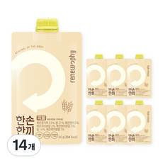 한손한끼 단백질 쉐이크 파우치 프로틴 식사대용, 60g, 14개