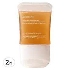 애쉬로렌 탈모 앰플 맥주효모 시카 엑소좀 두피 관리, 2개, 100ml