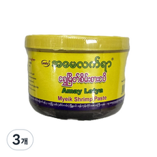 미얀마 가피 새우젓 / Myanmar Myeik Shrimp Paste, 3개, 400g
