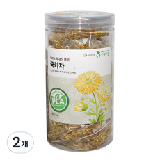 지구마을 생분해필터 PLA 국내산 국화차 삼각티백차 전통차, 600mg, 2개, 50개입