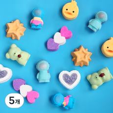 7종세트 캐릭터 배쓰밤 거품 입욕제 커스터블 1세트 490g, 5개