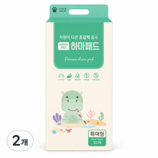 하마패드 S L XL 강력흡수 냄새잡는 논슬립 배변패드, 30개입, 2개