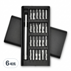 24in1 수동 정밀 드라이버 세트 휴대폰 노트북 전자기기 분해 수리툴, 6세트, 24in1드라이버