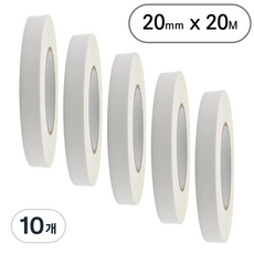 아트위브 마스킹 테이프 종이테이프 아이보리 20mm, 10개