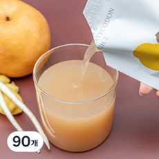 [유튜브 35만]즙문가 도라지배즙 착즙주스 환절기 배도라지즙 아기 어린이 임산부, 90개, 100ml