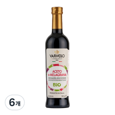 발베로 유기농 애사비 석류 사이다 비니거 석류 식초, 6개, 500ml