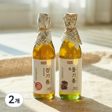 농가식품 들깨 통들깨 저온압착 생들기름, 2개, 350ml