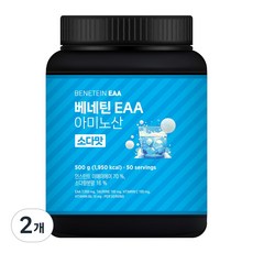 베네틴 EAA 7000 필수 아미노산 보충제 소다맛, 2개, 500g