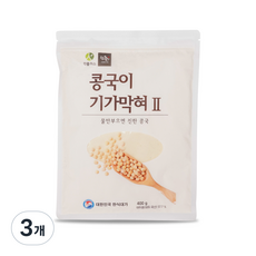 초림단지묵 국산 콩물 콩가루 400g 4인분 물만타면 콩국수, 3개