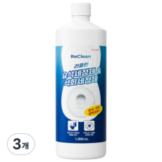 리클린 요석제거제 석회질제거제, 3개, 1L