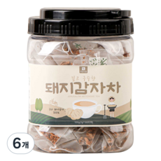 [국산 100%] 미담식품 깊고 구수한 돼지감자차 티백, 1g, 6개, 100개입