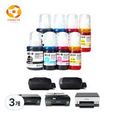 삼성전자 잉크젯 플러스S 복합기 SL-T1680W 잉크 호환, 3개, INK-610 4색 2세트 총8개입