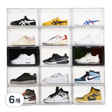 좋은쓰임 어반스토리지 슈케이스 B타입 레귤러와이드(블랙), 6개