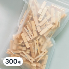 나무집게 35mm 폴라로이드 사진 걸이, 300개