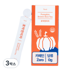 트루바이탈 호박현미차 액상차, 25mg, 15개입, 3박스