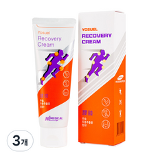 요슬리커버리크림 우슬 두충 은행잎 측백 석창포 피부속 시원하고 보들보들 통증완화 마사지크림, 3개, 1개입