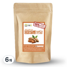가루랑 가루랑v % 아몬드분말(볶음) 선식, 200g, 6개