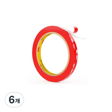 보넬뤼 3M 4905 VHB 투명 양면테이프 5mm X 1.5미터, 6개