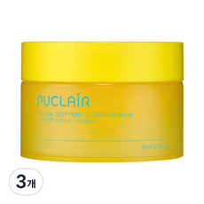 퓨클레어 옐로우 클린 딥포어 클렌징밤, 3개, 90g