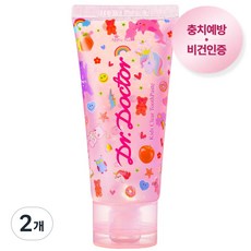핑거스푼 닥터닥터 투명 키즈 치약, 70g, 2개