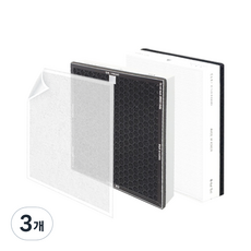 TSI 삼성 공기청정기 호환 프리미엄형 필터 세트 + 부직포 필터, CFX-G100D, 3개