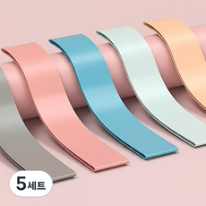 라텍스 루프밴드 5종 세트 힙업 스쿼트 홈트 운동, 5세트, 오색