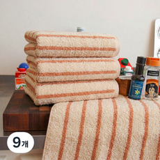 소프넬 고중량 호텔 수건 선염 코마사 40수 200g 베이크 (3매), 베이지(스플릿)