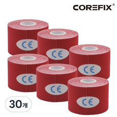 코어픽스 키네시올로지 스포츠테이프 근육 테이프 테이핑, 30개