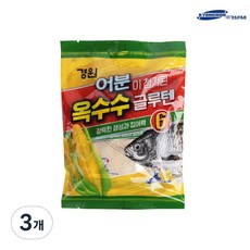경원산업 아쿠아 어분 옥수수 글루텐6 떡밥, 240g, 3개