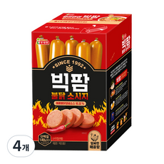 롯데햄 빅팜 불닭 간식 소시지, 4개, 600g
