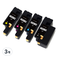 잉크다파라 제록스 호환토너 CP115W CP105 세트, 3개, 검정+파랑+빨강+노랑 3개, 검정+파랑+빨강+노랑