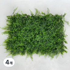 플랜테리어랩 풍성한 식물벽 플랜트월 인조잔디 60cm40cm, 4개