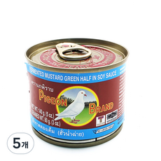 PIGEON 피죤 갓절임 피클드 모스타드그린, 5개, 140g