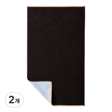 [키리키리리빙] 무형광 스트라이프 양면 수피마 수건 6종, 2개, 민트초콜렛