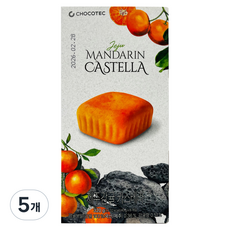 제주 감귤 카스테라 8개입 파이 간식 여행선물 기념품, 5개, 320g